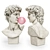 Elegant David Bust - Michelangelo 3D model small image 1