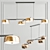 Stylish Diner Pendant Lights – 3 Elegant Designs! 3D model small image 4