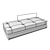 Corona Loft Daybed: Golden Metal Elegance 3D model small image 7