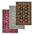 Luxury Carpet Set with High-Quality Textures 3D model small image 1