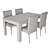 Modern Table and Chair Set 3D model small image 4
