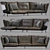 Hollywood Dreams Sofa 3D model small image 1