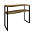 Hiba Console: Oak and Steel with Two Shelves 3D model small image 2