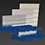 Harrow Roman Curtains with Tassel Edge 3D model small image 3