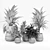 Minimalist Tula Planter Set 3D model small image 5