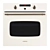 Samsung Retro NV70H3350CE Electric Oven 3D model small image 1