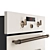 Samsung Retro NV70H3350CE Electric Oven 3D model small image 3