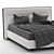 Modern Studio Interia Bed: 2210x1910x1130 3D model small image 3