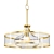 Contemporary Glass Chandelier Set 3D model small image 5