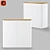 Modern Shoe Cabinet with 2 Doors - Stolico 3D model small image 7