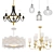 Modern Chandelier Collection 3D model small image 1