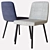 Elegant Flavin Chair by Minotti 3D model small image 2