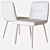 Elegant Flavin Chair by Minotti 3D model small image 3