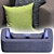 Elegant VP168 Sofa by Verpan 3D model small image 4