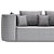 Elegant VP168 Sofa by Verpan 3D model small image 5