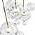 Bolle Linear Chandelier: Modern Bubble Design 3D model small image 3