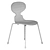 Sleek Monochrome Ant Chair 3D model small image 5