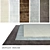DOVLET HOUSE 5-Piece Carpets (Part 501) 3D model small image 1
