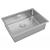 Sleek Bredskär Sink - Modern & Compact 3D model small image 2