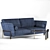 Cosmo Circle Sofa Set: Modern, Stylish, and Versatile 3D model small image 1