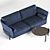 Cosmo Circle Sofa Set: Modern, Stylish, and Versatile 3D model small image 2