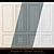 Classic Wall Molding Panels 3D model small image 1