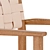 Form and Refine Motif Armchair: Sleek and Stylish Seating 3D model small image 3