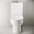 Cult_CN1201C Floor-Mounted Toilet 3D model small image 3