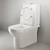 Cult_CN1201C Floor-Mounted Toilet 3D model small image 4