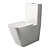 Ceramica Nova X-Cube 3D Floorstanding Toilet 3D model small image 1