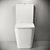 Ceramica Nova X-Cube 3D Floorstanding Toilet 3D model small image 2