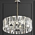 Gold Ruby Crystal Chandelier 3D model small image 3