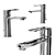 Modern Chrome Sink Mixer
Elegant Basin Faucet
Stylish Duravit Faucet
Sleek Bathroom Mixer 3D model small image 3