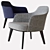 Poliform Jane Armchair: Elegant Design for Ultimate Comfort 3D model small image 1