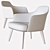 Poliform Jane Armchair: Elegant Design for Ultimate Comfort 3D model small image 3