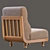 Guillerme & Chambron Easy Chair: Stylish and Comfortable 3D model small image 2