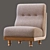 Guillerme & Chambron Easy Chair: Stylish and Comfortable 3D model small image 3