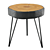 Modern Circular Coffee Table Hollola 3D model small image 1