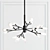 Scandi LED Pendant Light: Minimalist Elegance 3D model small image 3