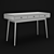 Modern Scandinavian Writing Desk 3D model small image 2