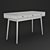 Modern Scandinavian Writing Desk 3D model small image 4