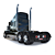 Kenworth 01 - Lights & Plank Unwrapped 3D model small image 4