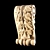 Classic Carved Bracket: High-Quality 3D Model 3D model small image 3