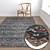 Luxury Set of High-Quality Carpets 3D model small image 5