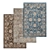 Luxury Carpets Set - High-Quality Textures 3D model small image 1