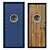 Thermowood Doors: Stylish, Secure, Smart 3D model small image 1