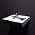 Dual-Purpose Sink: Washer Top Companion 3D model small image 1