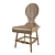 Authentic Russian Chair: Dark Ash Finish 3D model small image 5