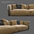 Elegant Italian Sofa 3D model small image 9
