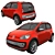 Sleek Volkswagen Cross Up 2014 3D model small image 1